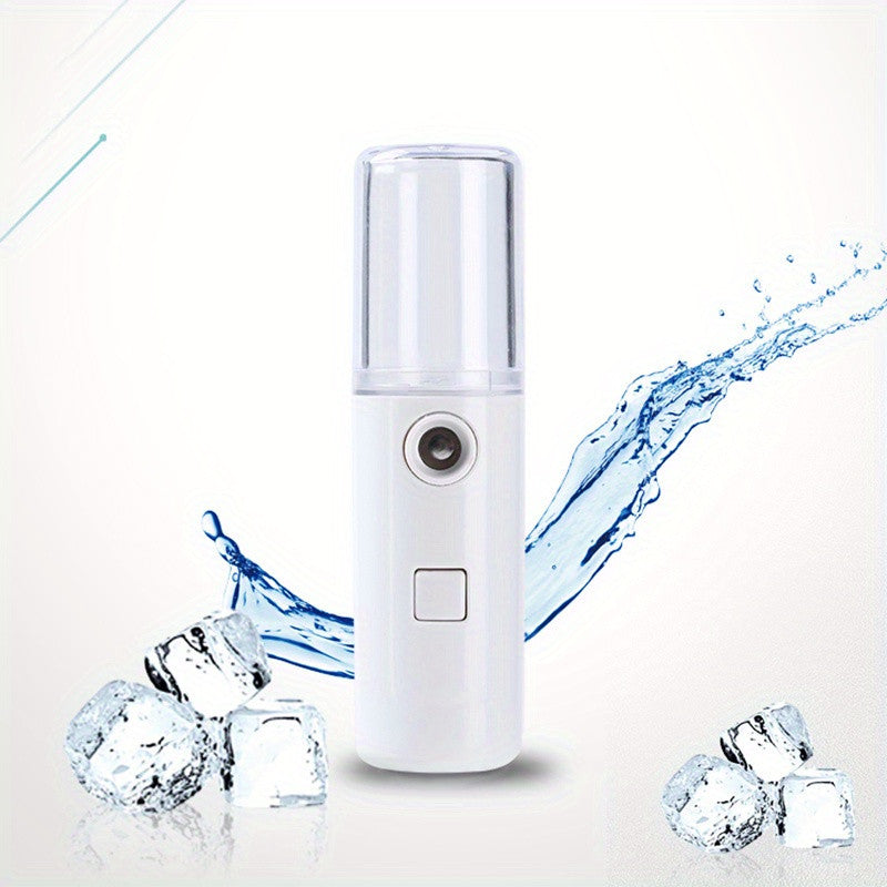 Nano Mist Facial Hydrator, pink, clean angle